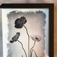 Brushed Blooms - 1x Large Art print, Poppies