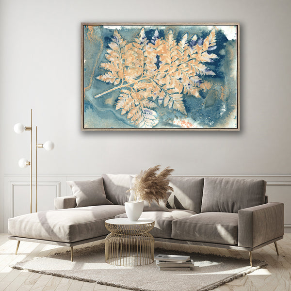 Botany Blue 2 - 100x150cm Art print