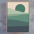 Colour Field Landscape - 2x A2 Art Prints, Cool