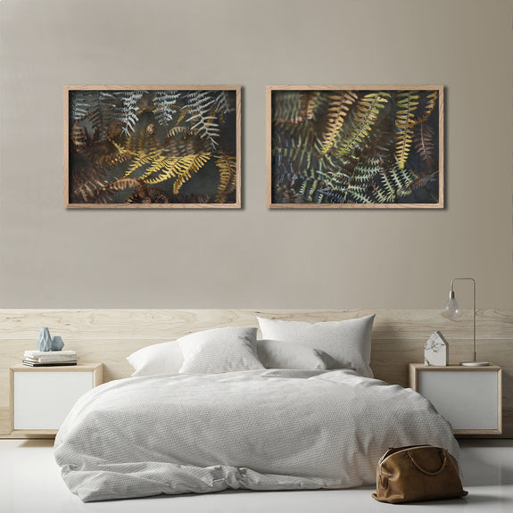 Earthy Ferns - 2x Large Art prints (L)