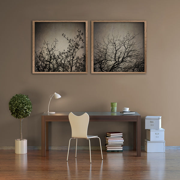 Reaching Trees - 2x square Art Prints