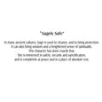 Sagely Safe Art print