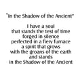 In the Shadow of the Ancient Art print