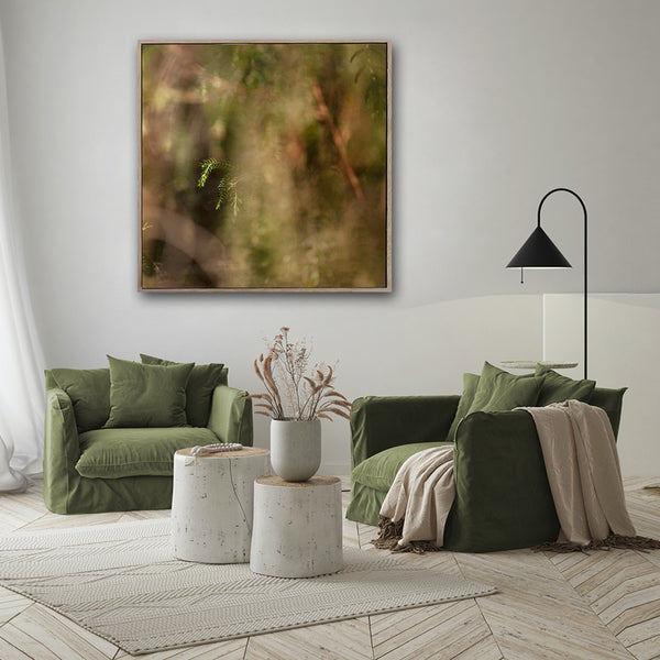 Hidden Kingdom Sqr7 - 100x100cm Art Print