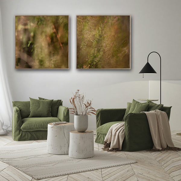 Hidden Kingdom - 2x square Art Prints, set 2
