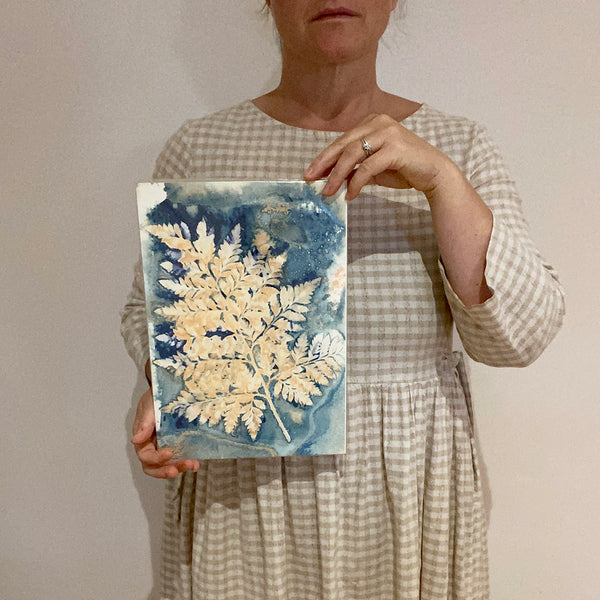 Print Sale - Botany Blue 1 - A4 - Unframed