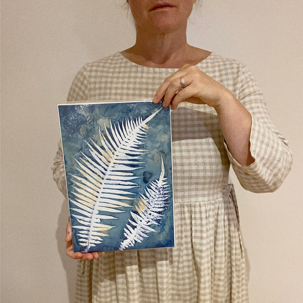 Print Sale - Botany Blue 2 - A4 - Unframed