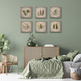 Print Sale - Fynbos on Linen - set of 6x 30x30cm - Unframed