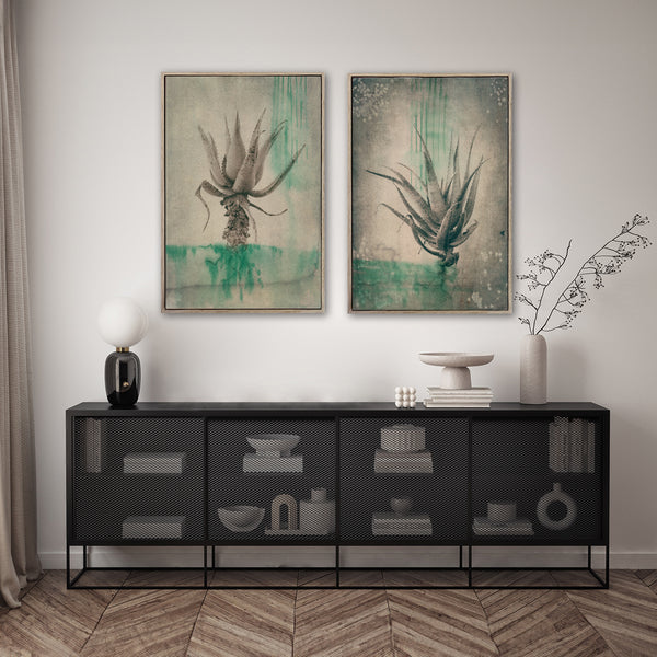 Sage Aloes - 2x Large Art Prints, set 3