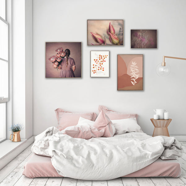 Blush, Mixed Gallery Wall - 5x Art prints