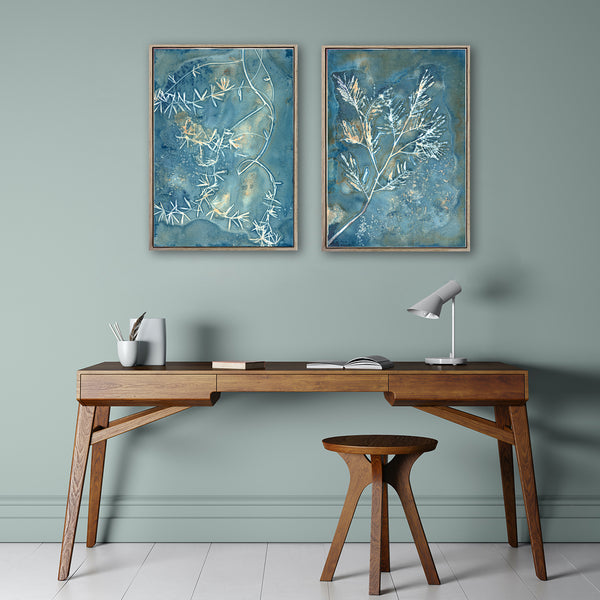 Botany Blue - 2x A2 Art prints