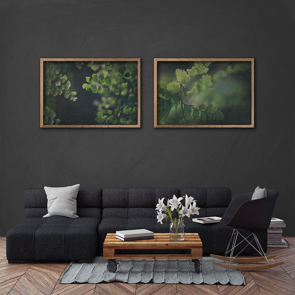 Dark Foliage - 2x Large Art prints (L)