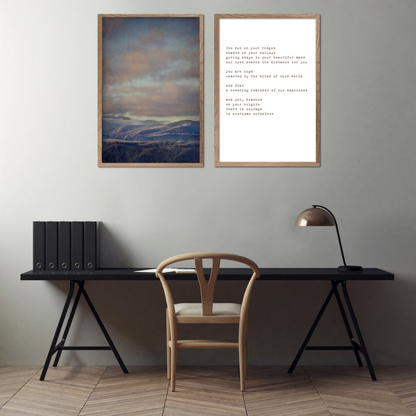 Earthsongs Mountain - 2x Large Art prints
