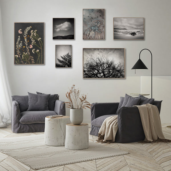 Moody, Mixed Gallery Wall - 6x Art prints