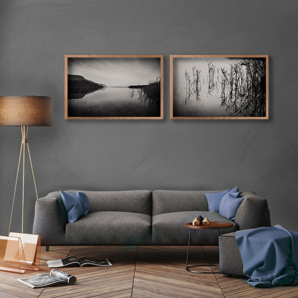 Mono Natures Lake - 2x Large Art prints