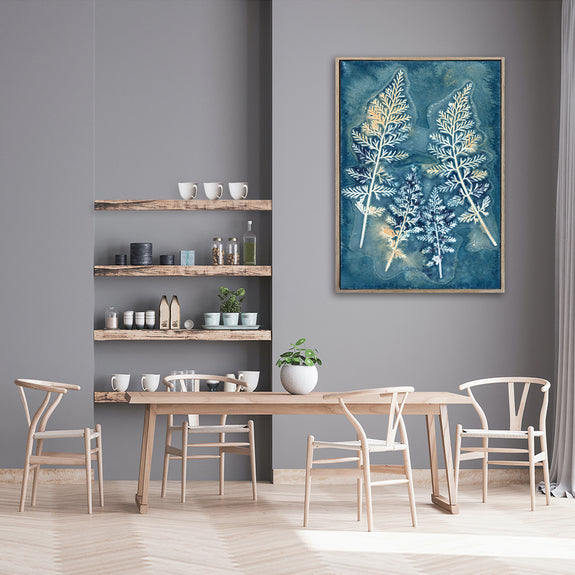 Botany Blue - 100x150cm Art print