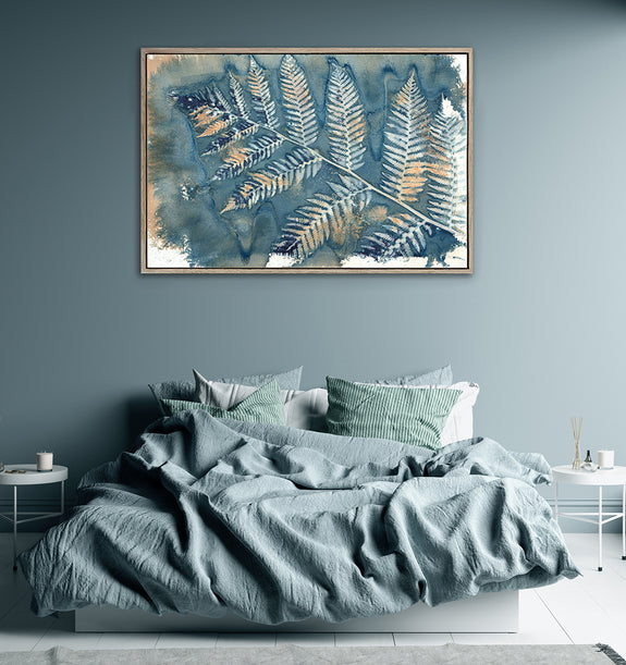 Botany Blue 3 - 100x150cm Art print