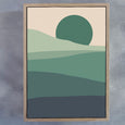 Colour Field Landscape - 2x A2 Art Prints, Cool