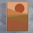 Colour Field Landscape - 2x A2 Art Prints, Warm