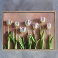 Watercolour Wash Tulips - 3x Art prints, various sizes
