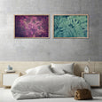 Teal & Pink - 2x Large Art prints
