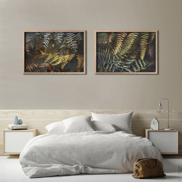 Earthy Ferns - 2x Large Art prints (L)