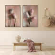 Watercolour Wash Proteas - 2x Large Art prints, set 2